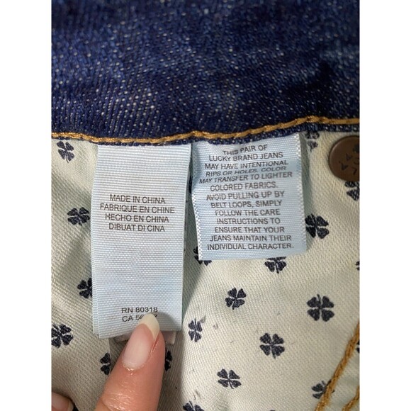 Lucky Brand Sofia Boot Jeans Womens Blue Size 6/28 Stretch Pockets Mid Rise - Picture 6 of 16